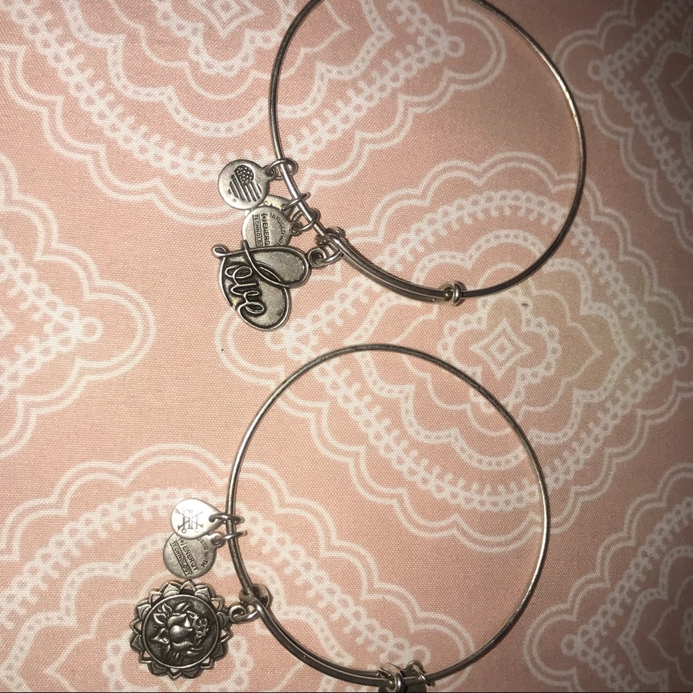 Alex and Ani Bracelet set of two.
